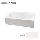 72 x 42 in. Whirlpool Alcove Bathtub Right Drain in Oyster