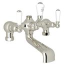 Perrin & Rowe Polished Nickel Three Handle Roman Tub Faucet 