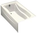KOHLER Biscuit 66 x 36 in. Soaker Alcove Bathtub Left Drain 