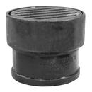 Jones Stephens Inside Caulk Cast Iron Floor Drain in Black 