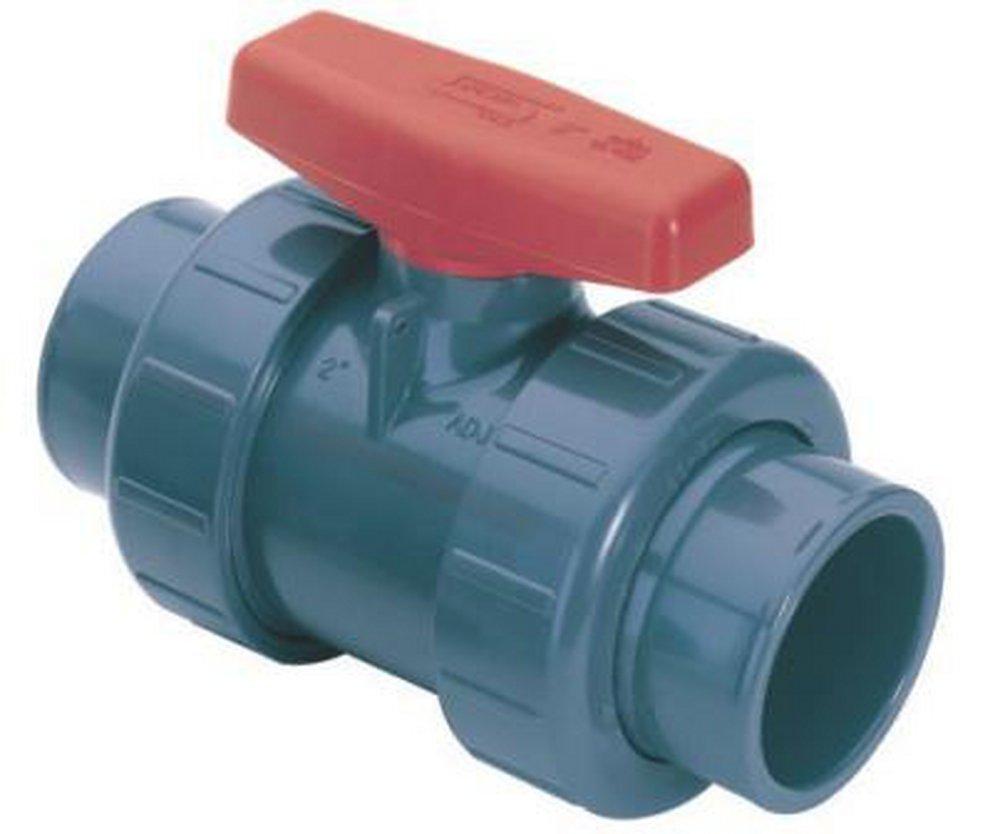 Grey Plastic Full Port Union FIPT and Union Socket Weld 235# Ball Valve 