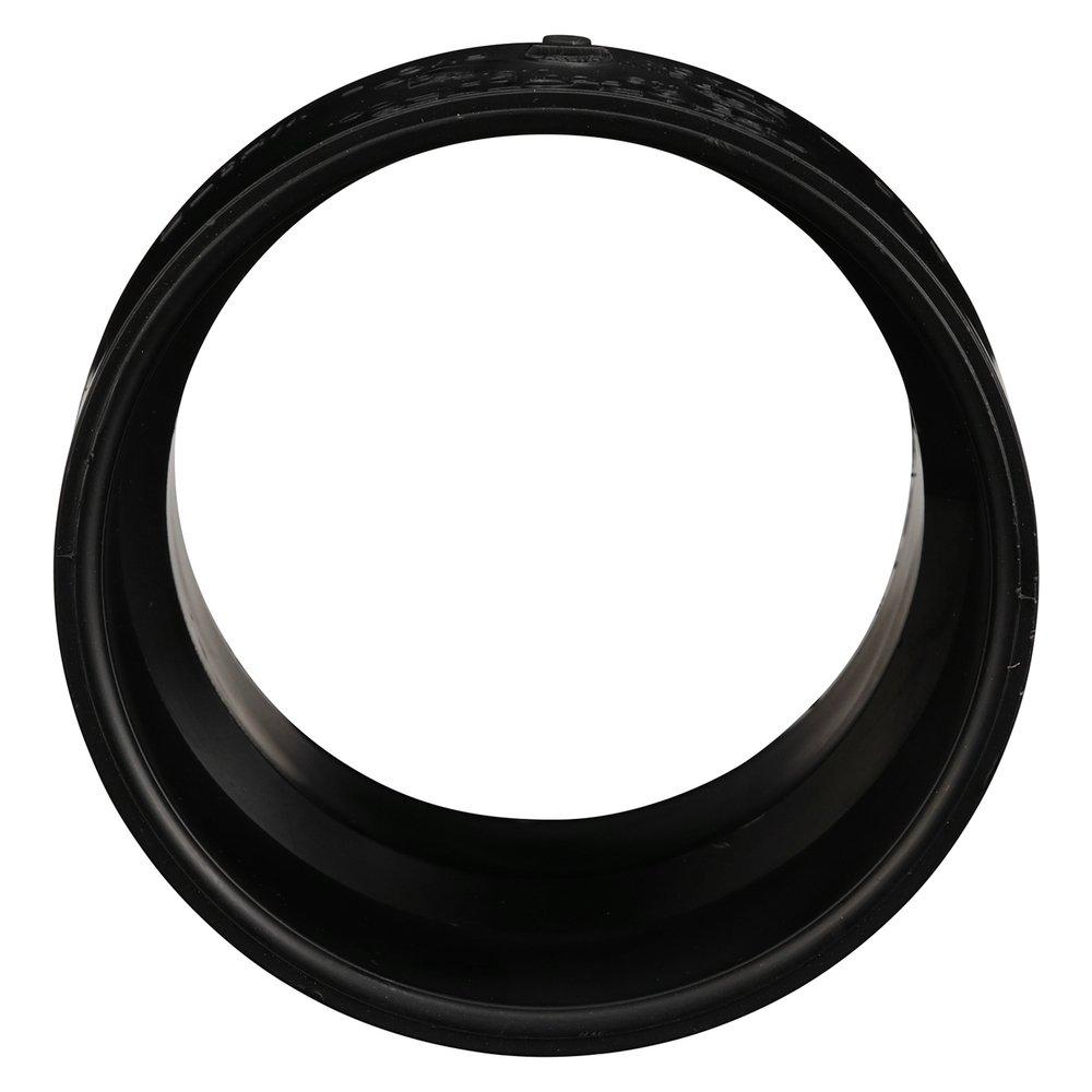 Black ABS DWV Cast Iron No Hub Adapter 