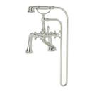 Two Handle Roman Tub Faucet with Handshower in Polished Nickel - Natural