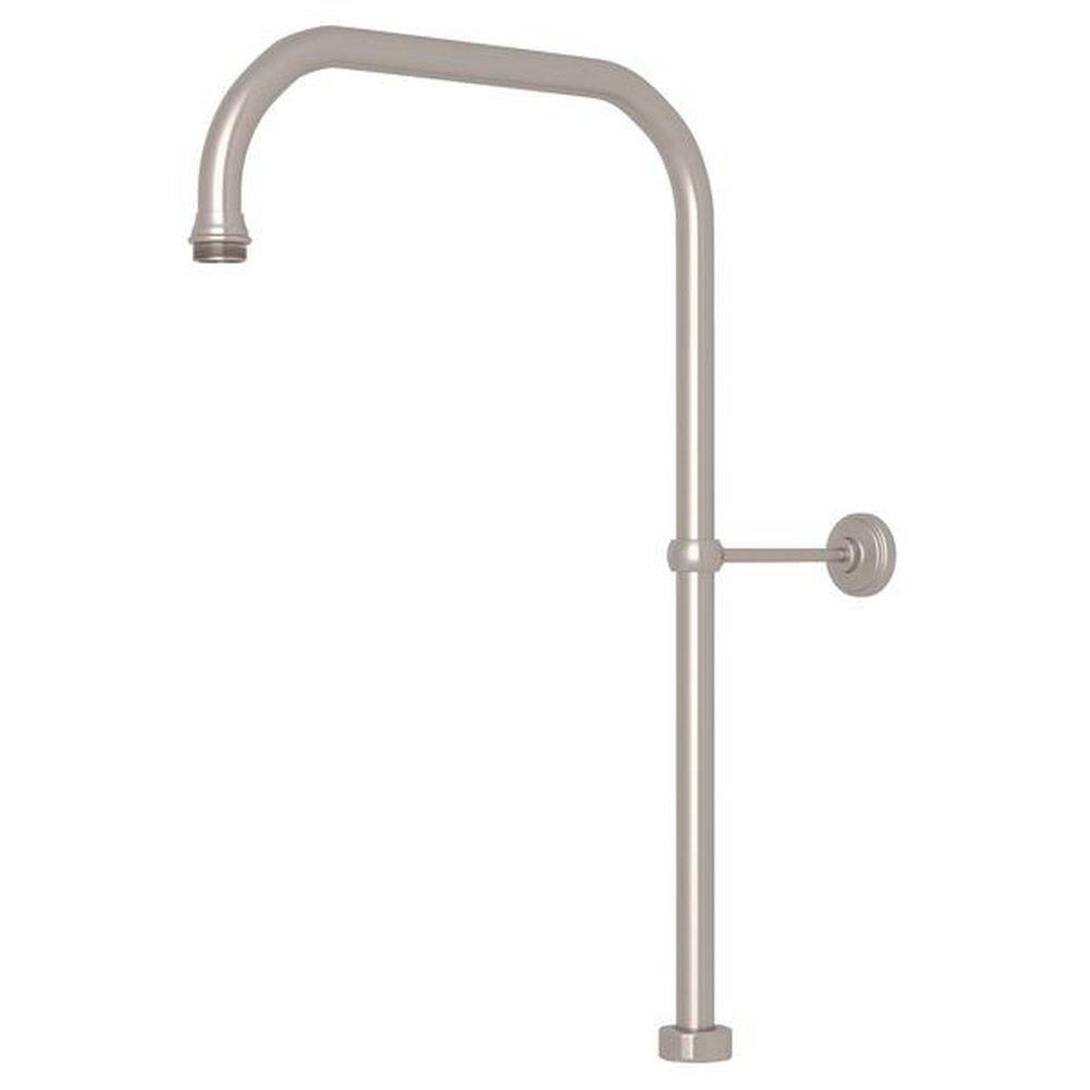 Perrin & Rowe&reg; Satin Nickel 40 in. Brass Riser Pipe 