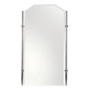35 x 20 in. Solid Brass Small Frame Mirror in Polished Chrome