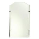 36 x 26 in. Large Framed Mirror in Polished Nickel