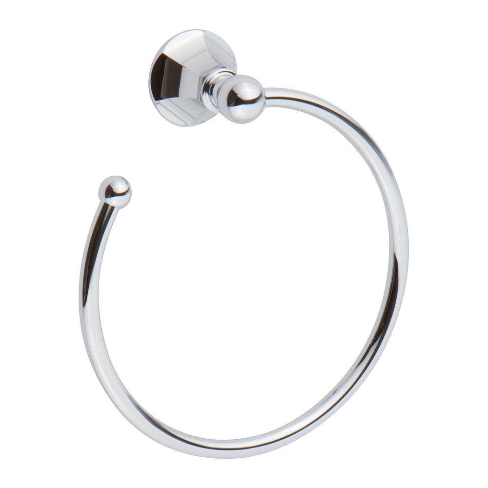 Ginger Polished Chrome Round Towel Ring 