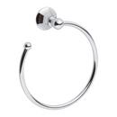 Ginger Polished Chrome Round Towel Ring 