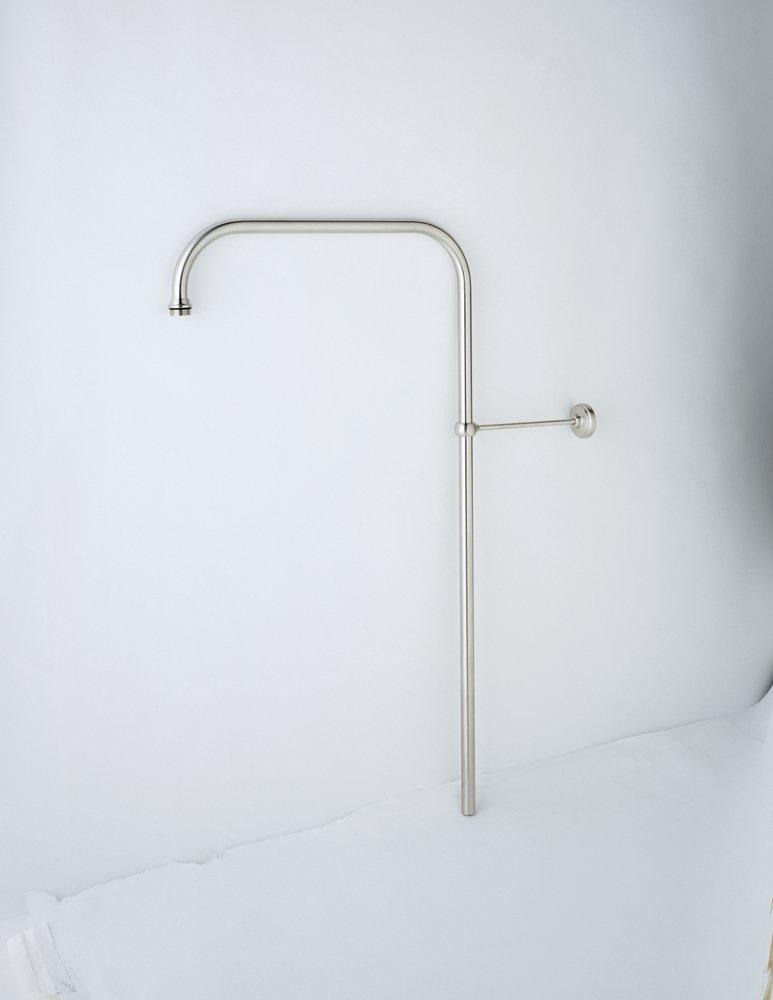 Perrin & Rowe&reg; Polished Chrome 31 in. Rigid Riser Shower Outlet 