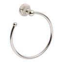 Ginger Polished Nickel Round Towel Ring 