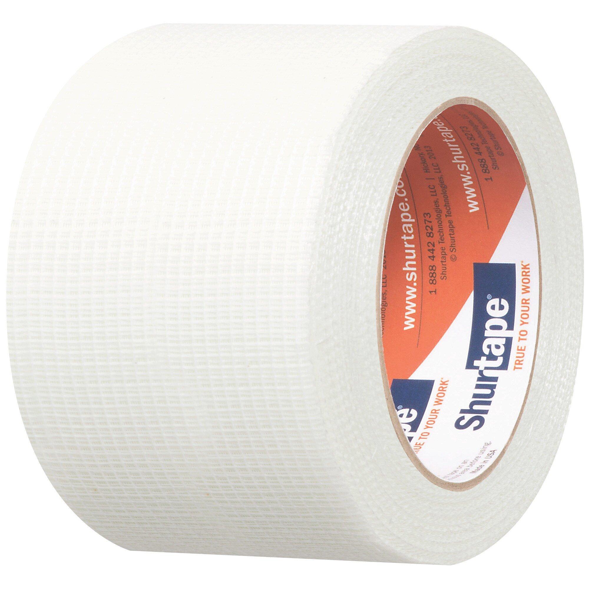 Shurtape White 3 in. Meh Cloth Tape in White 