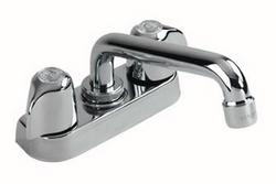 Two Handle Laundry Faucet in Polished Chrome