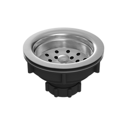 3 in. ABS, Rubber and 430 Stainless Steel Basket Strainer