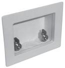 LSP Products Group White 7-5/8 in x 6-1/2 in x 3 in Washing Machine Supply Box 