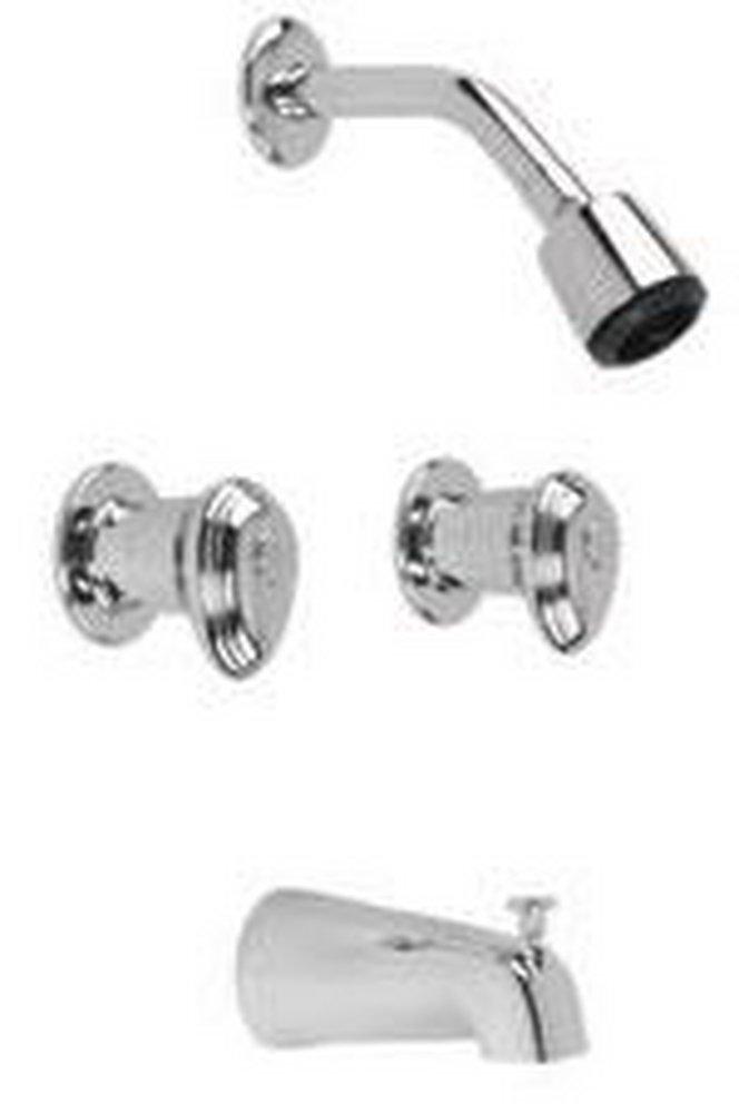 Gerber Plumbing Polished Chrome Two Handle Single Function Bathtub & Shower Faucet (Trim Only) 