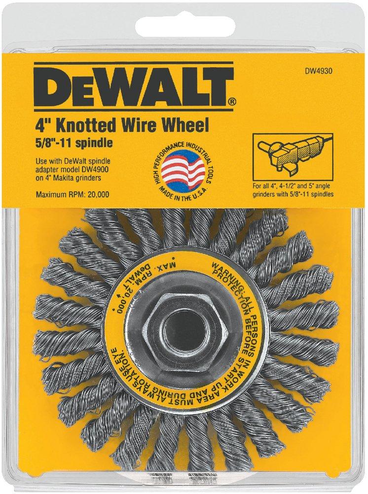 DEWALT Black Twisted Wire Wheel 