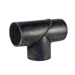 6 in. Bell End Fabricated Straight HDPE Tee