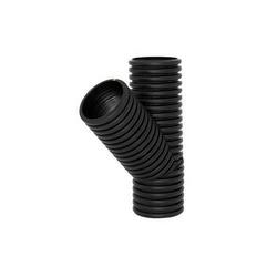 10 x 10 x 8 in. Plain End Corrugated HDPE Wye