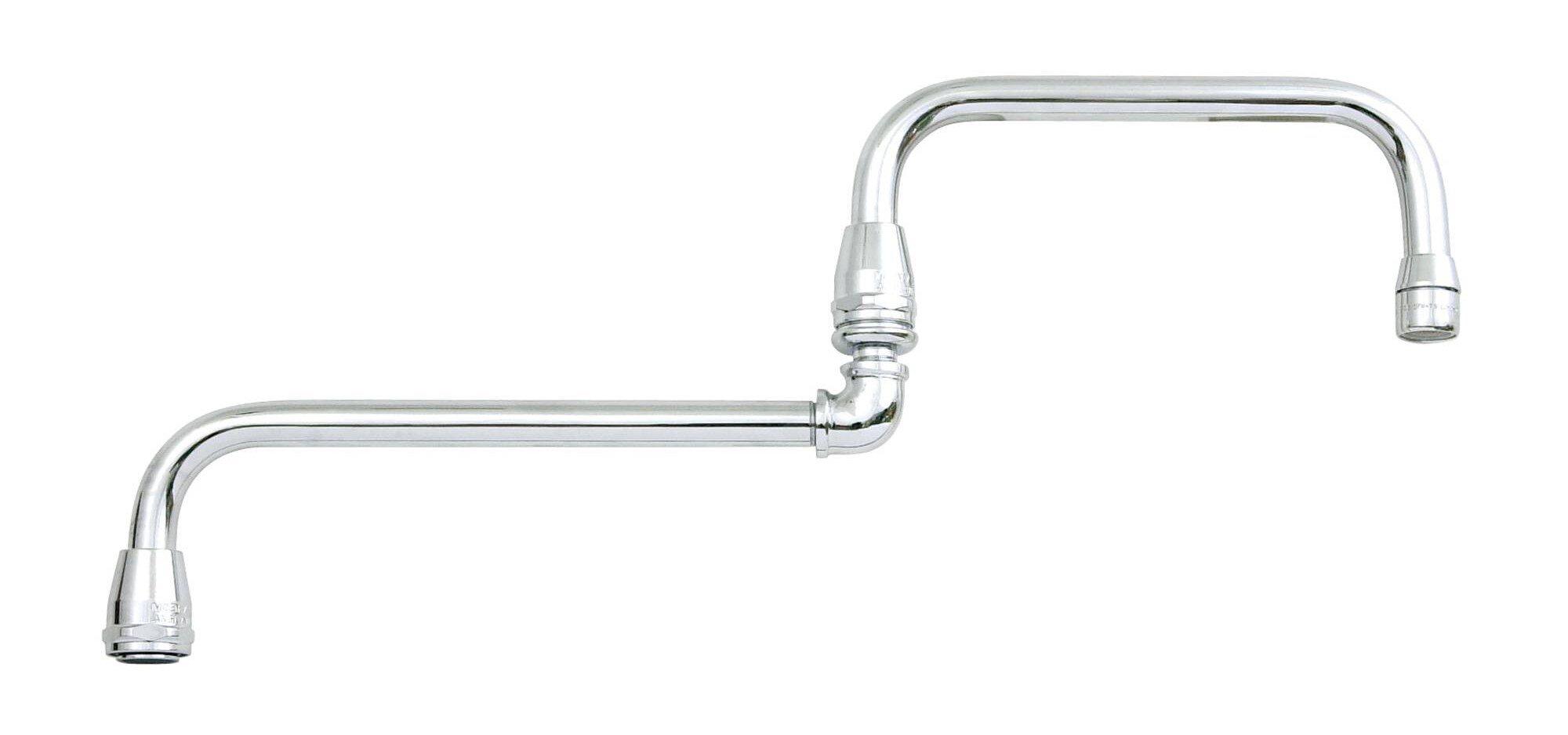 Moen Polished Chrome 18 in. Brass Spout 
