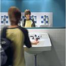 Moen Chrome Two Handle Lever Deck Mount Service Faucet 