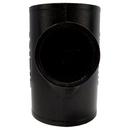 Black No Hub Cast Iron Sanitary Tee 
