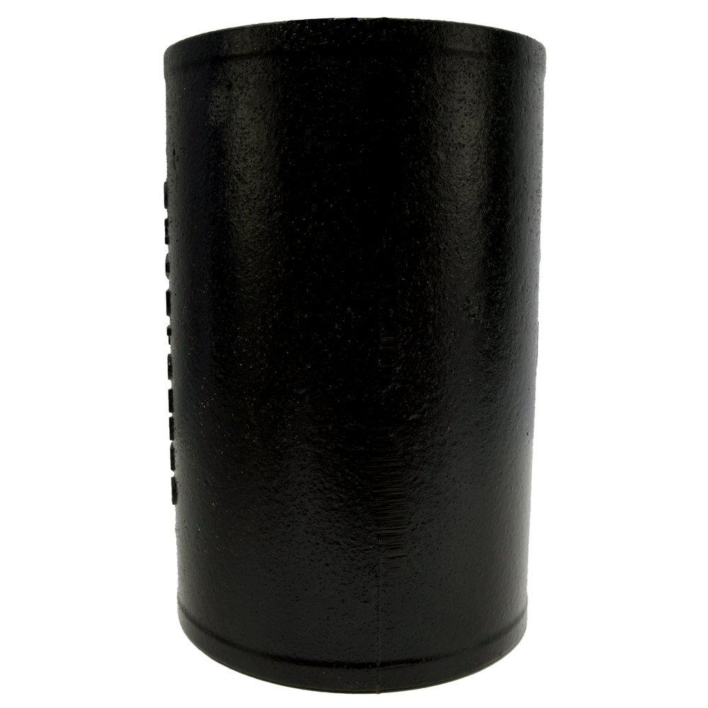 Black No Hub Cast Iron Sanitary Tee 