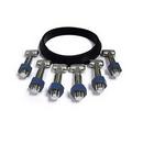 Blue Ductile Iron, Low Alloy Steel and Rubber Mechanical Joint Accessory Pack 