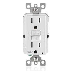 15A 125V Duplex Tamper-Resistant GFCI Receptacle in White
