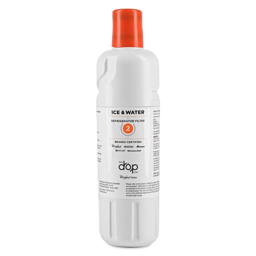 Whirlpool White 2 in. Water Filter 