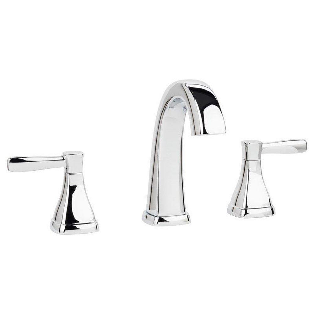 Miseno Polished Chrome Two Handle Bathroom Sink Faucet Lever Handle 