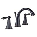 Miseno Oil Rubbed Bronze Two Handle Bathroom Sink Faucet Lever Handle 