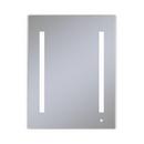23-1/4 in. Single Door Medicine Cabinet with Decorative and Mirror Glass