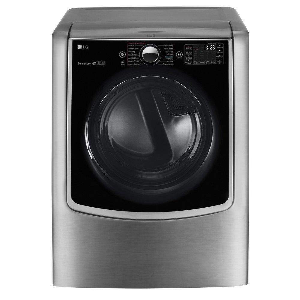 LG Electronics Graphite Steel 29 in. 9 cu. ft. Gas Dryer 