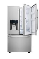 35-3/4 in. 15.6 cu. ft. Counter Depth, French Door Refrigerator in Stainless Steel