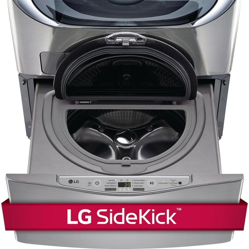LG Electronics Graphite Steel 29 in. Pedestal Washer 