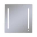 Robern 30 x 30 x 4-5/8 in. Double Door Mirror Medicine Cabinet with LED 