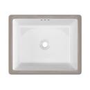 PROFLO&reg; White Undermount Bathroom Sink 