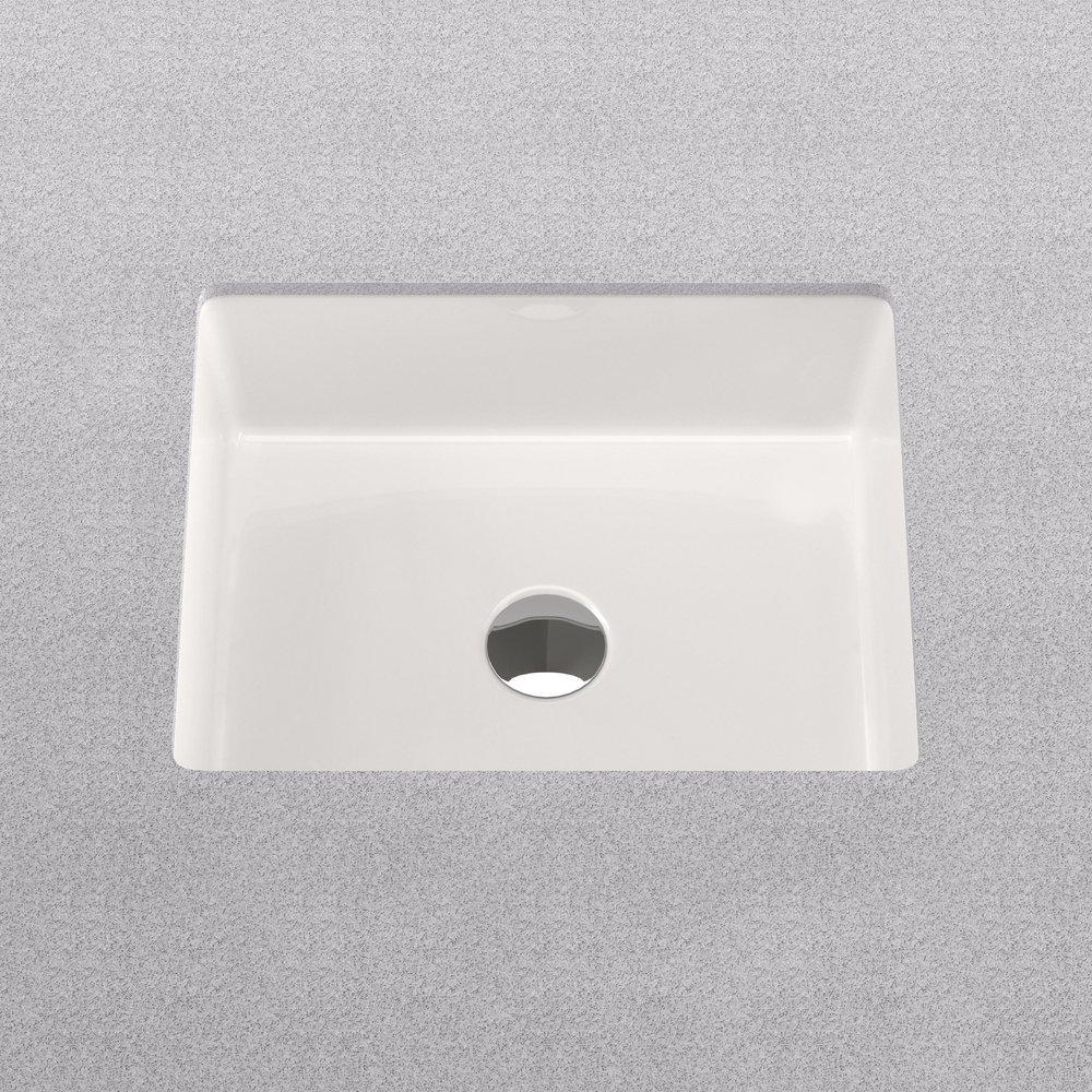 PROFLO&reg; White Undermount Bathroom Sink 