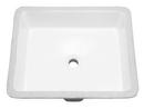 19-7/8 x 15-15/16 in. Rectangular Undermount Bathroom Sink in White