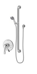 Two Handle Single Function Shower Faucet in Polished Chrome