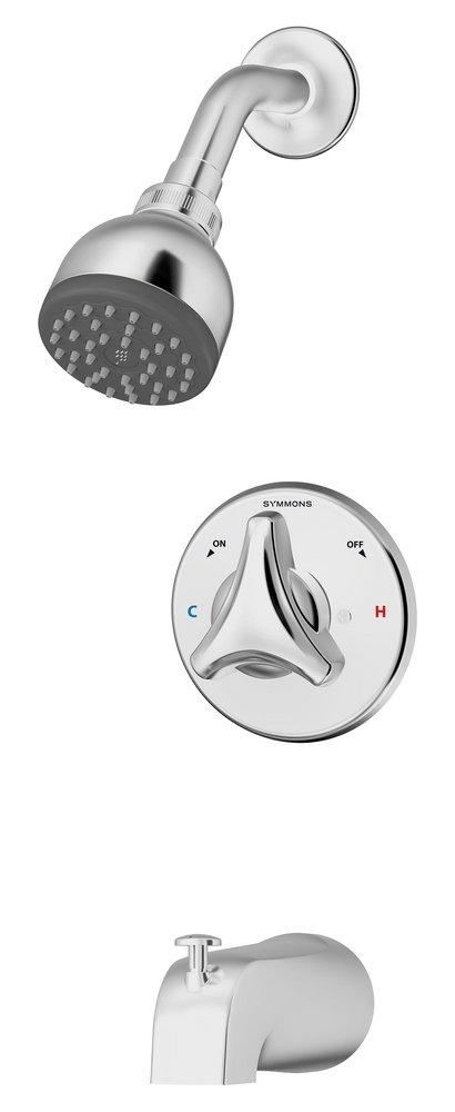 Symmons Industries Polished Chrome Single Handle Single Function Bathtub & Shower Faucet (Trim Only) 