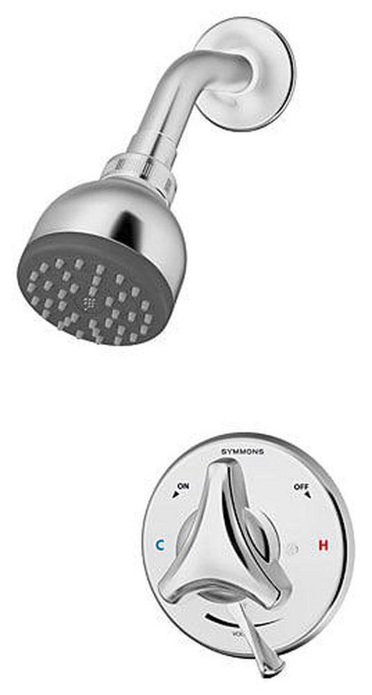 Symmons Industries Polished Chrome Single Handle Shower Faucet in Polished Chrome 