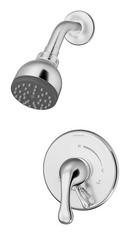 2.5 gpm 1-Function Wall Mount Shower System with Single Lever Handle and Tub Spout in Polished Chrome