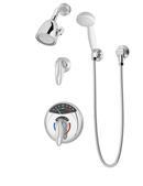 Symmons Industries Polished Chrome Two Handle Dual Function Shower System 