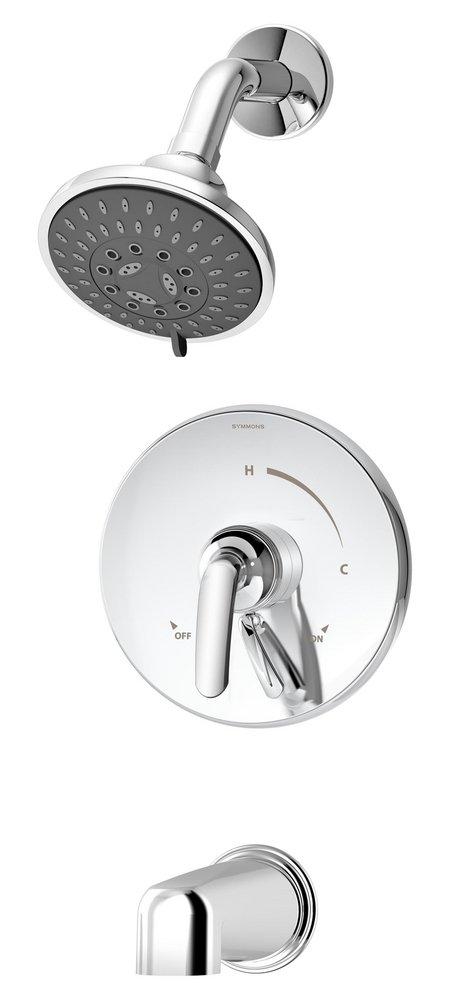 Symmons Industries Polished Chrome Two Handle Multi Function Bathtub & Shower Faucet (Trim Only) 