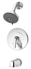 Two Handle Multi Function Bathtub & Shower Faucet in Polished Chrome (Trim Only)