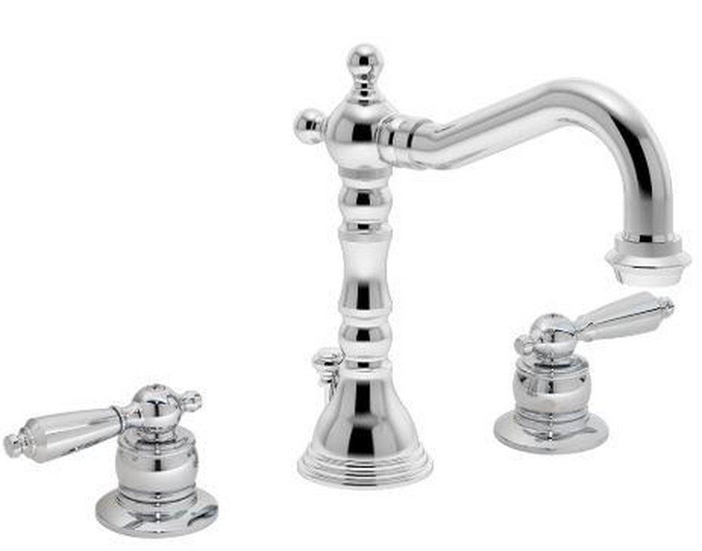 Symmons Industries Polished Chrome Two Handle Lever Deck Mount Faucet 