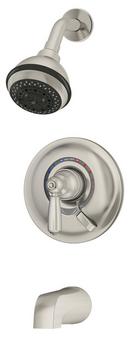 Symmons Industries Satin Nickel Two Handle Multi Function Bathtub & Shower Faucet (Trim Only) 