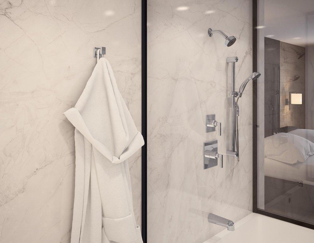 Symmons Industries Polished Chrome Two Handle Single Function Shower System 