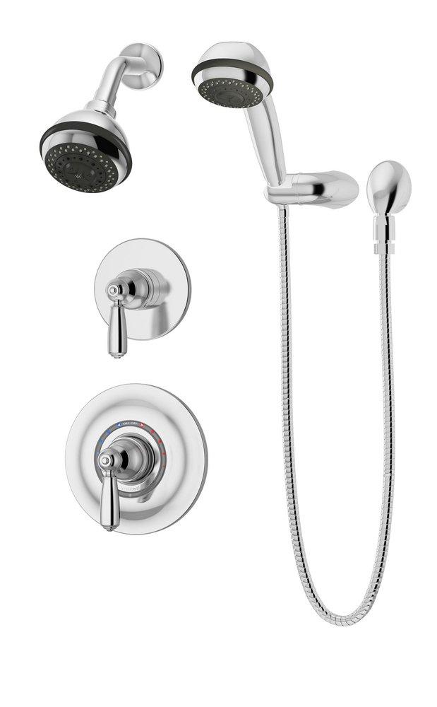 Symmons Industries Polished Chrome Two Handle Multi Function Shower System 